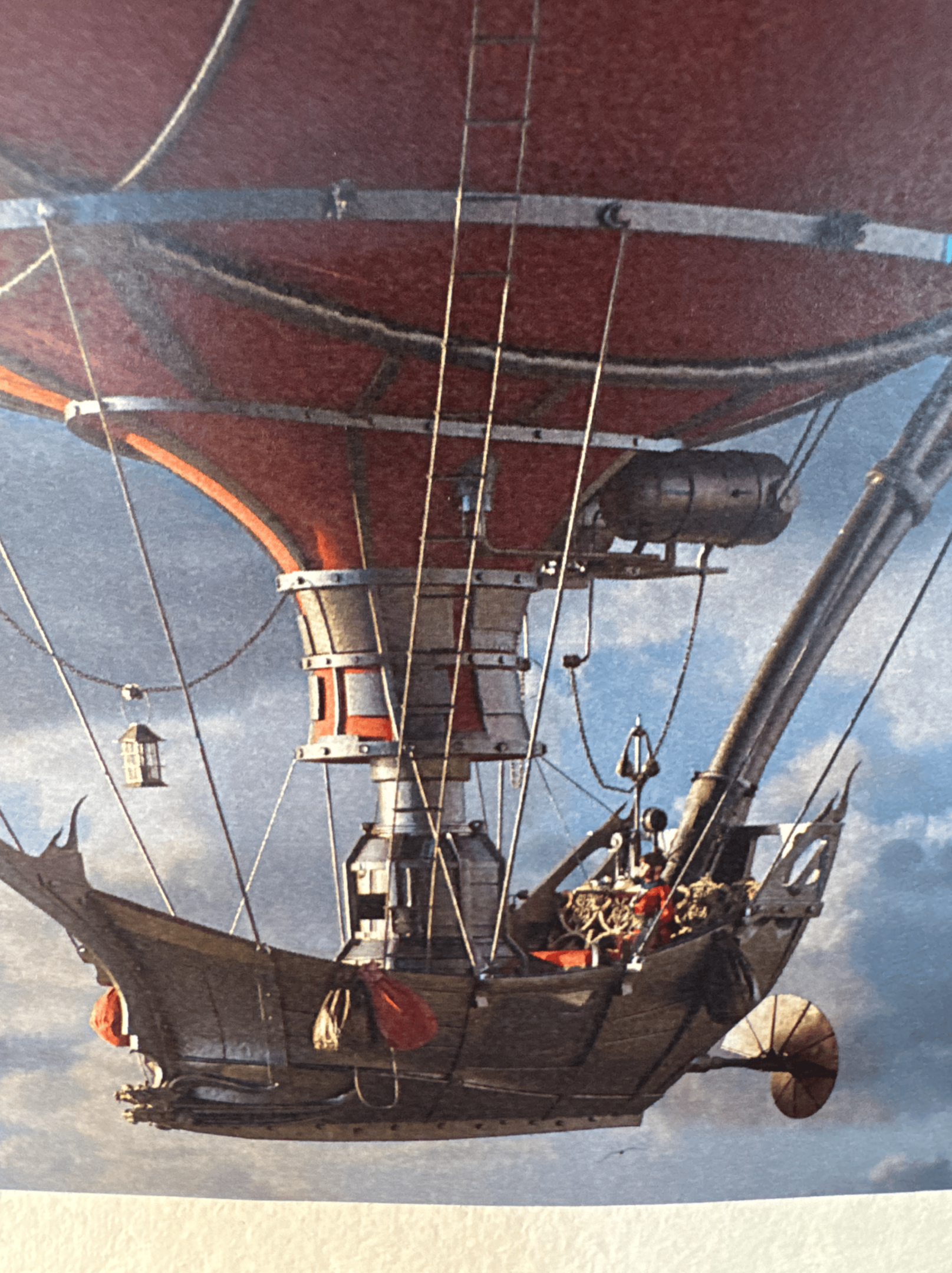 Retro air balloon transport